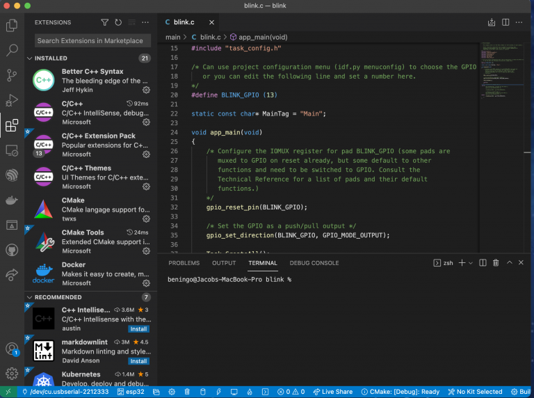 Embedded Development using Visual Studio Code