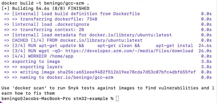 Using Docker to Setup an STM32 Build Environment | Beningo