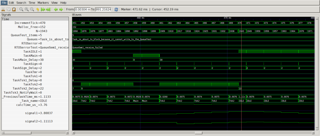 RTEdbg example for embedded data logging