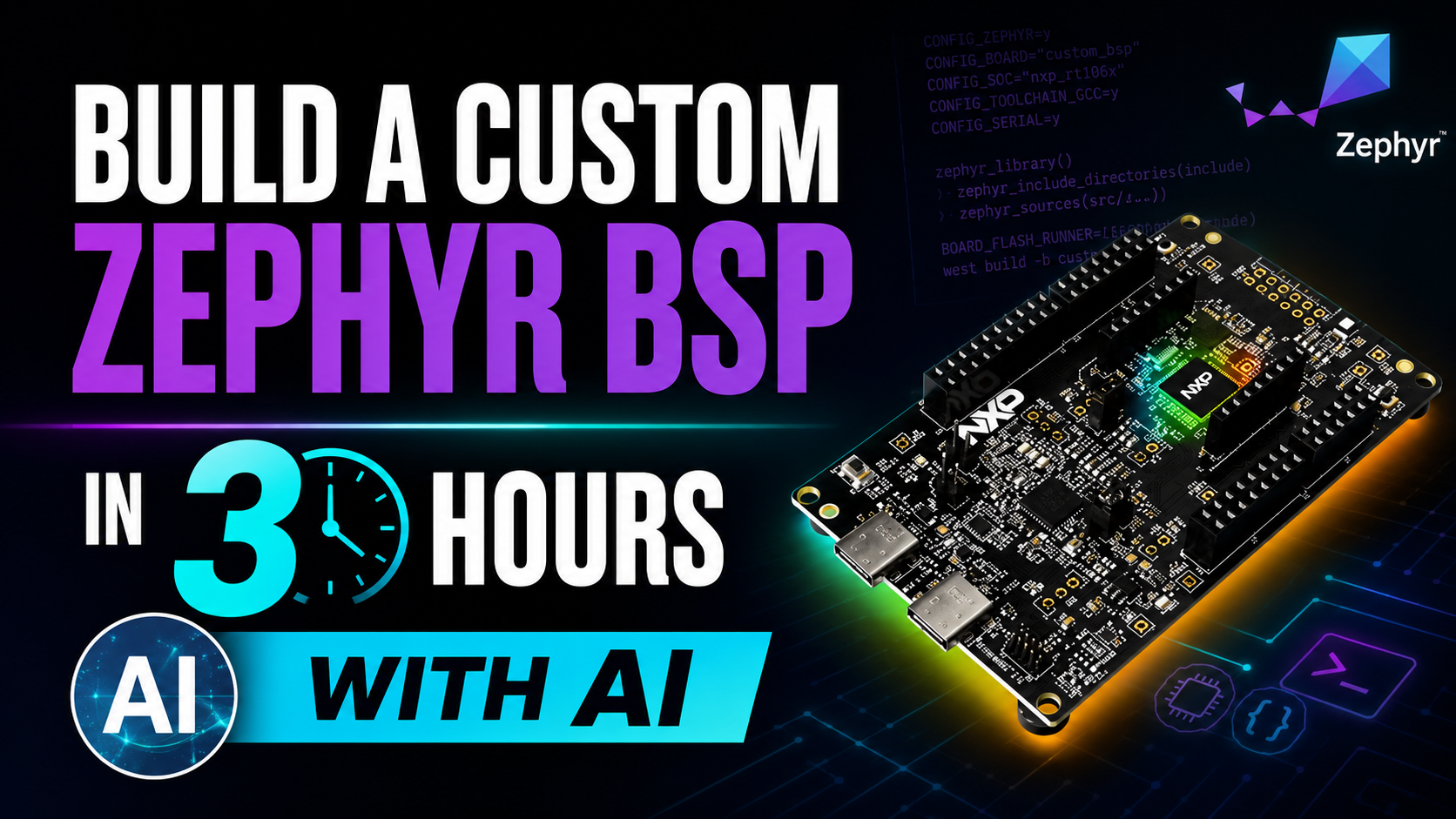 Build a Custom Zephyr BSP in 3 Hours with AI