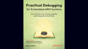 Practical Debugging for Embedded ARM Systems book cover on dark navy background