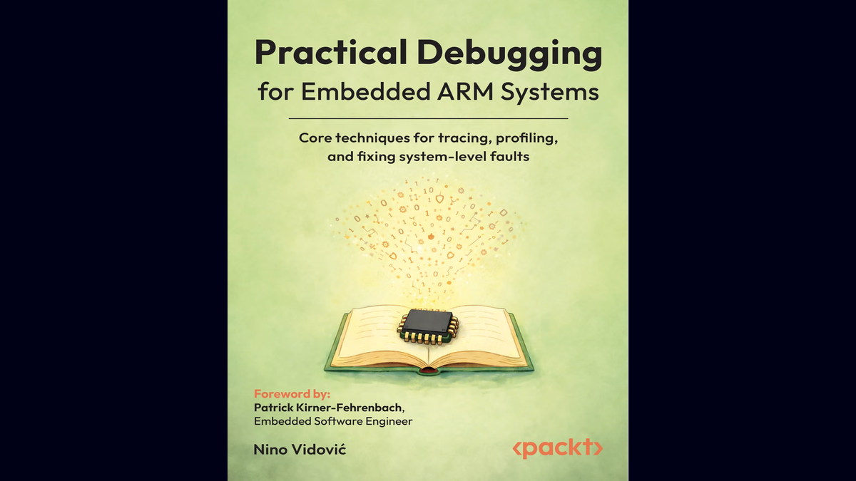 Practical Debugging for Embedded ARM Systems book cover on dark navy background